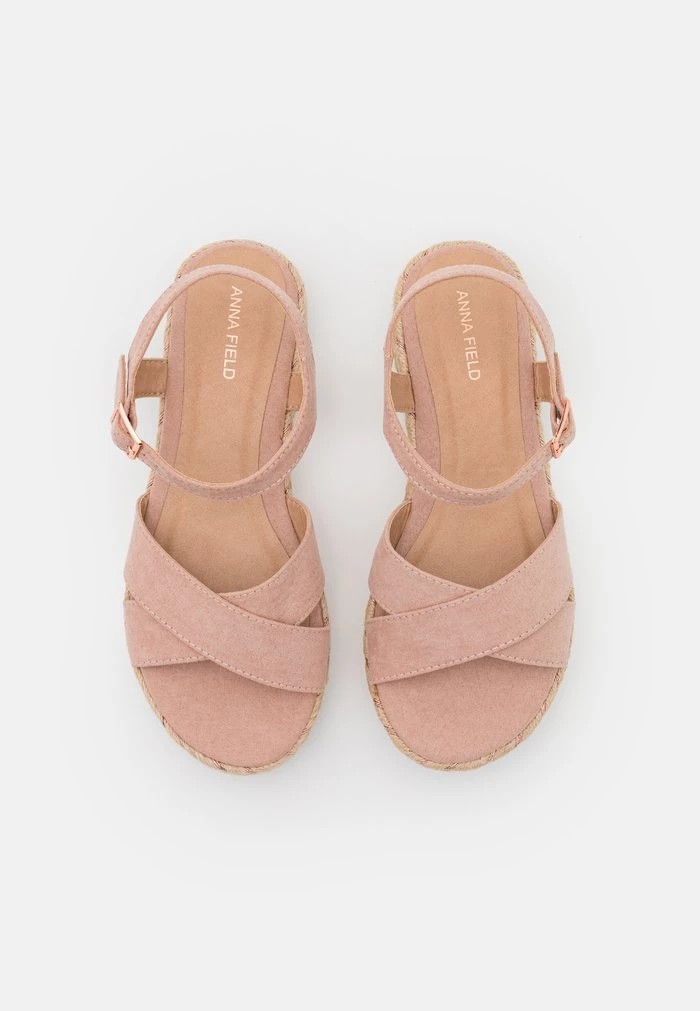 Sandale ANNA FIELD Anna Field Espadrilles Rose Femme | NLF-3934618